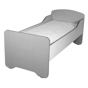 Кровать для детского сада 140 см, ЛДСП, с бортиками