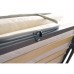 Кровать-раскладушка с матрасом "Alba" 190х80 см, подголовник, усиленная