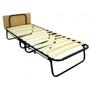 Кровать-раскладушка с матрасом "Capry" 190х80 см, усиленная, спинка