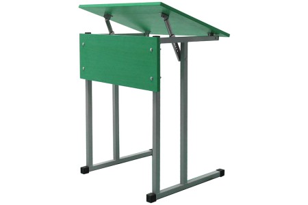 Парта-стол ученический одноместный с наклоном столешницы