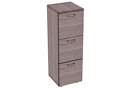 Пенал с 3 ящиками