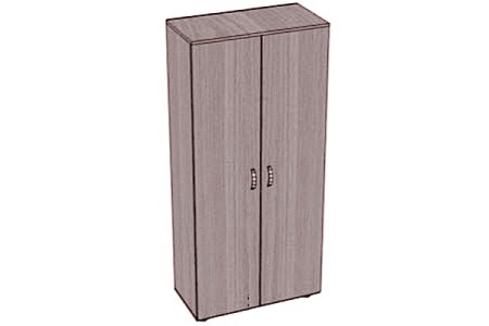 Шкаф с полками закрытый, 2 двери