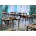 Обеденная зона для школьной столовой, 6-местная (стол +6 табуретов)