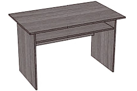 Стол письменный с 1 полкой